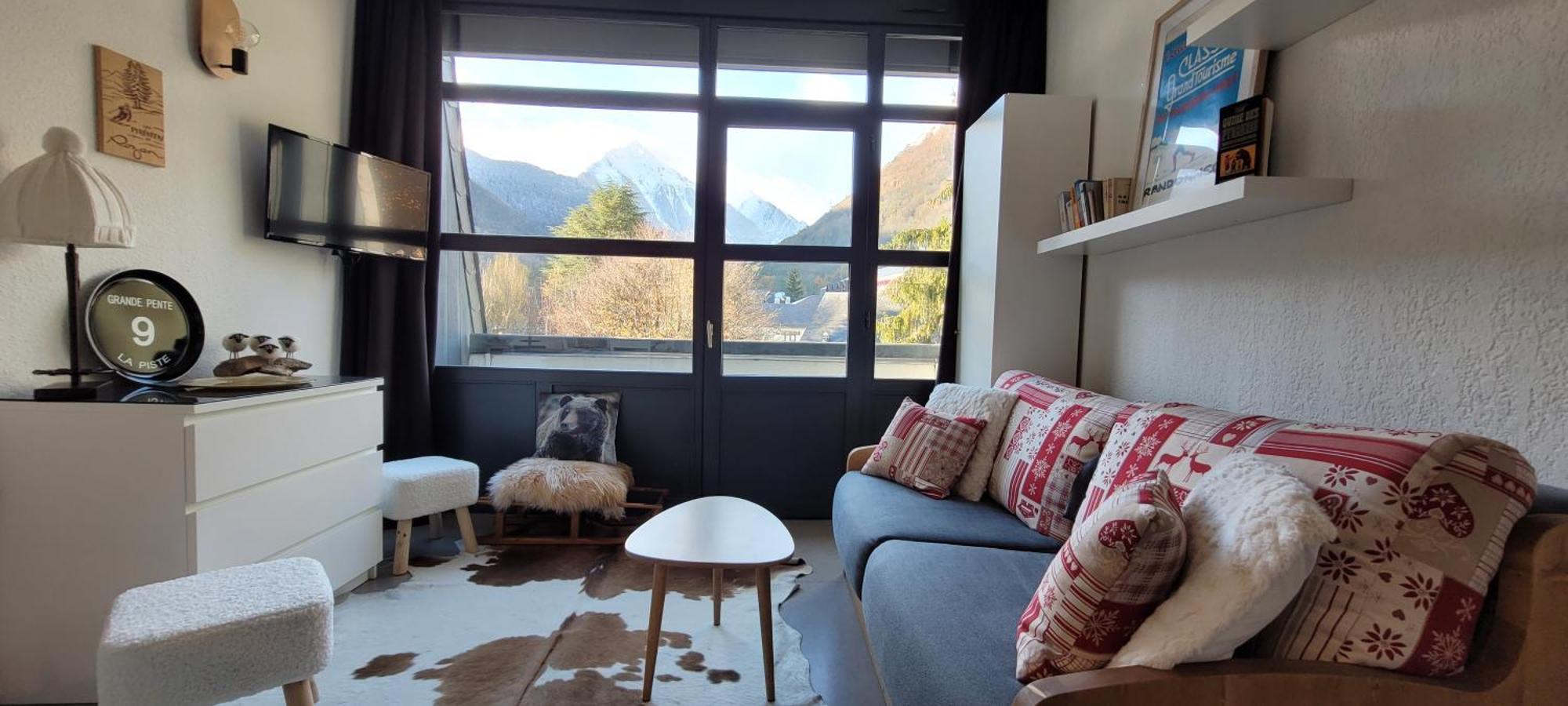 Apartament Vue Exceptionnelle T2 Saint Lary Soulan, 4 Personnes Zewnętrze zdjęcie